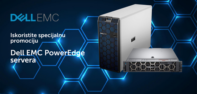 Iskoristite akcijsku cijenu Dell EMC PowerEdge T550 i R550 servera