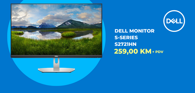 Povećajte produktivnost uz Dell monitor S2721HN